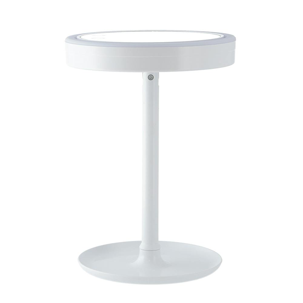 ファン付き LED卓上ミラー エイミー ホワイト | ミラー・鏡 通販