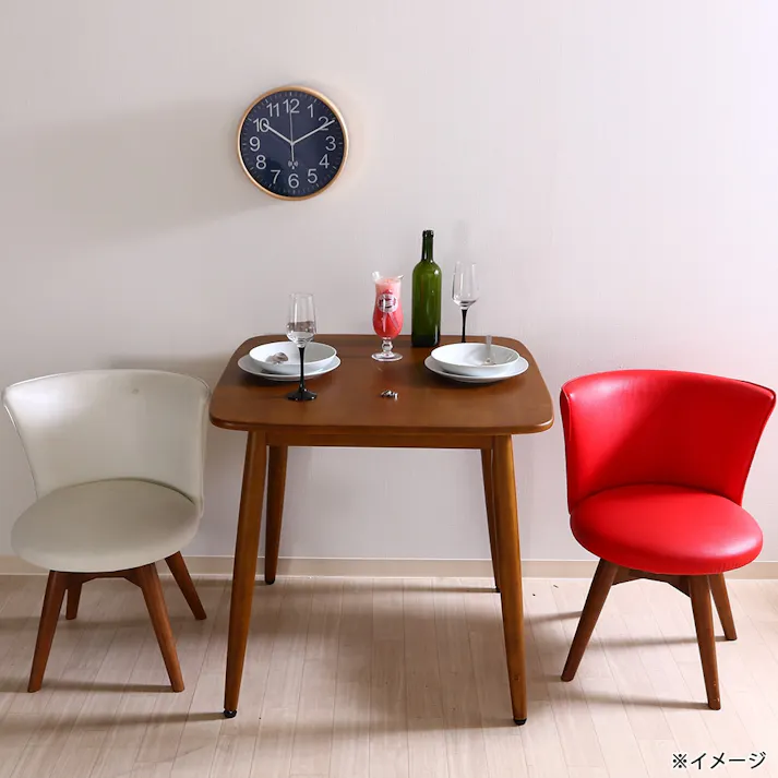 ダイニングチェア クラム ウエンジ レッド【別送品】