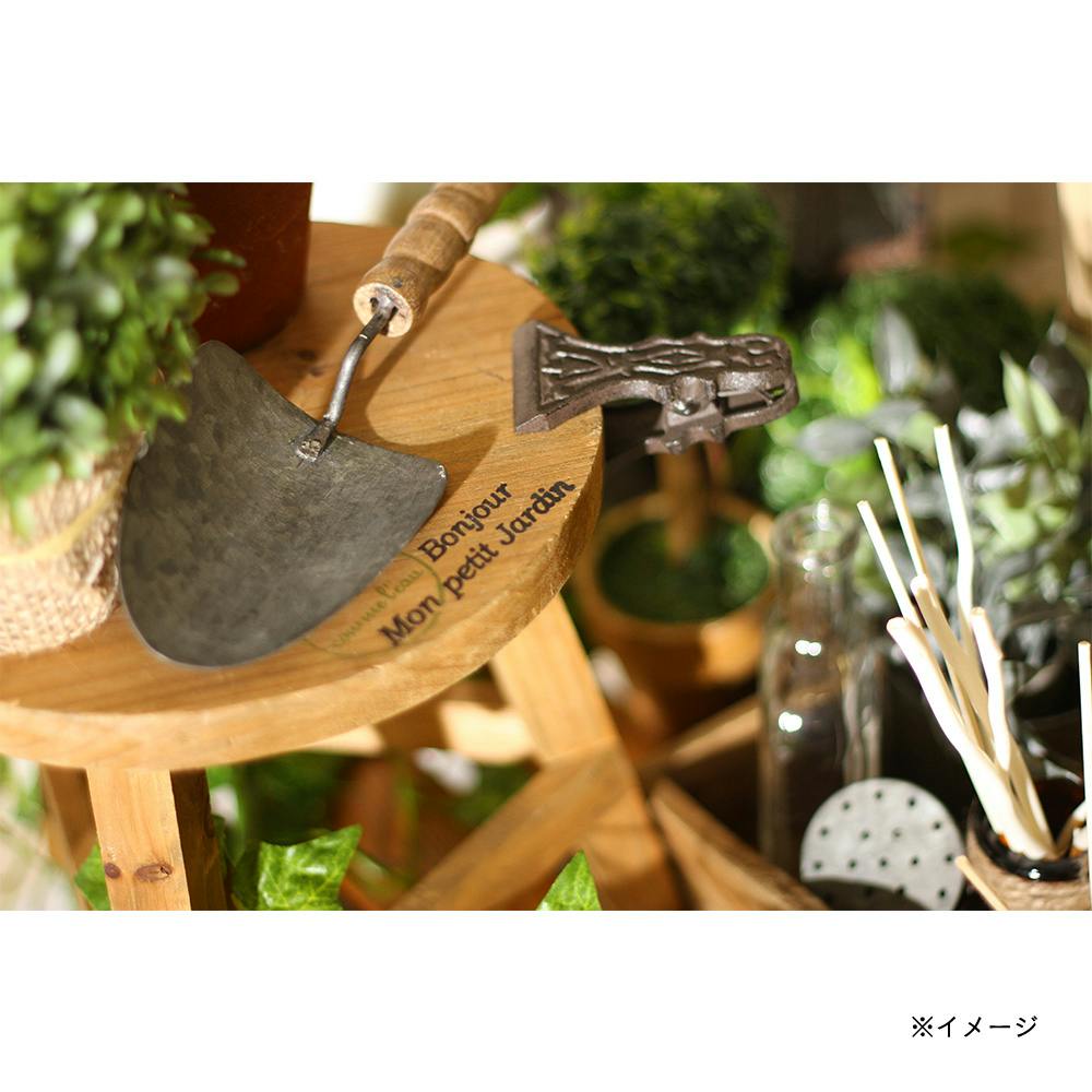 木製フラワースタンド ロー ラウンド ブラウン | 鉢・プランター