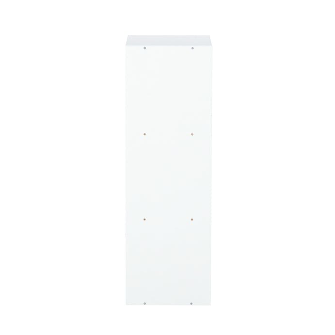 カラーボックス 可動棚3段 ホワイト
