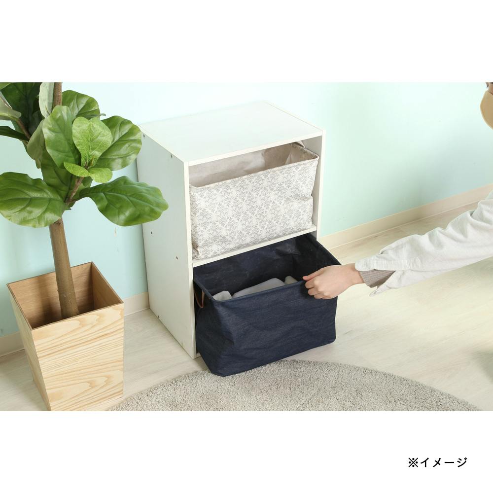カラーボックス 可動棚 2段 ホワイト (販売終了) | カラー