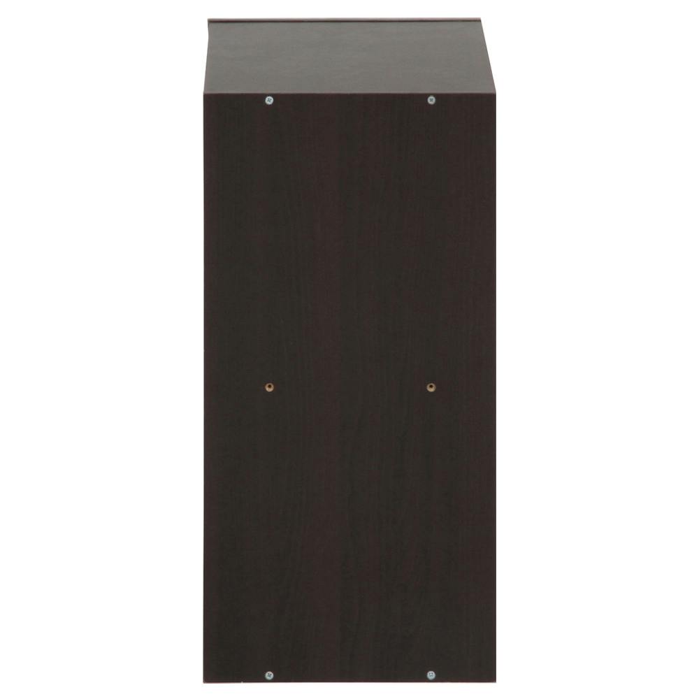 カラーボックス 可動棚収納ボックス 2段 ブラウン S3 | カラー