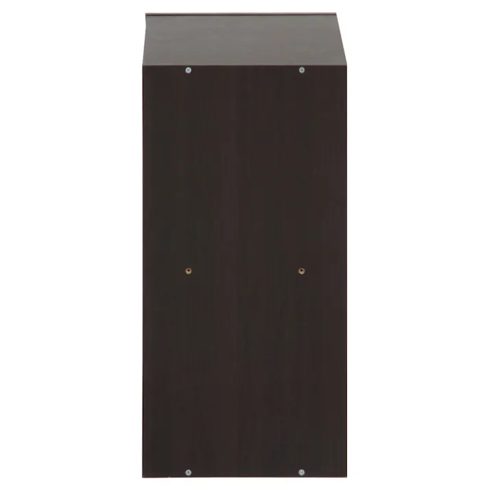 カラーボックス 可動棚 2段 ブラウン (販売終了)