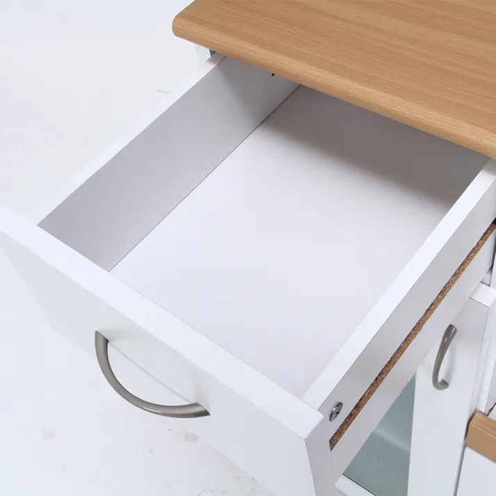 キッチンカウンター サージュ ホワイト×ナチュラル 60幅