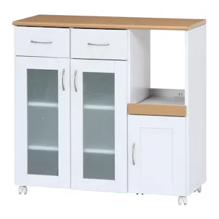 【通常WEB価格24800円】キッチンカウンター サージュ WH×NA 90幅【別送品】