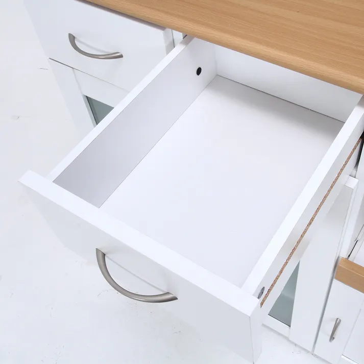 キッチンカウンター サージュ WH×NA 90幅【別送品】