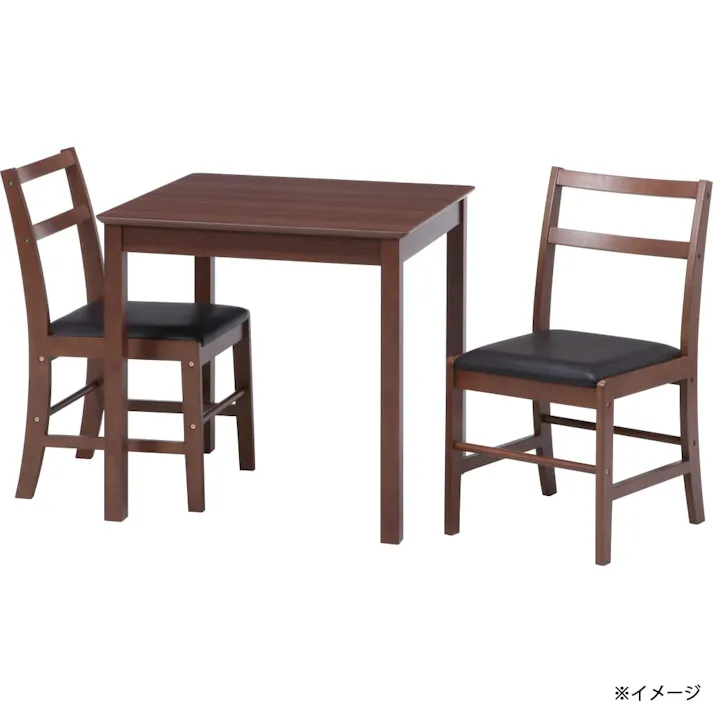 【通常WEB価格12800円】ダイニングテーブル モルト 75×75 ブラウン【別送品】