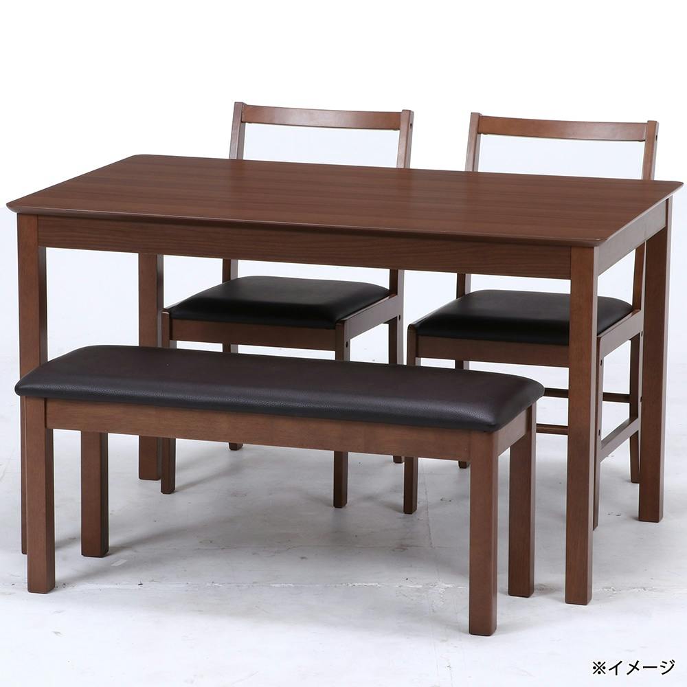 ダイニングテーブル モルト 120×75 ブラウン【別送品】 | テーブル・机 