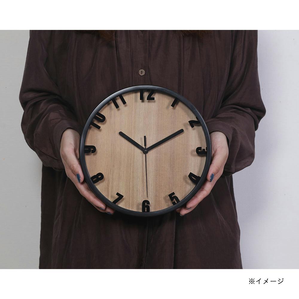 掛時計 ブランチ 22cm ブラック(販売終了) | 時計 通販