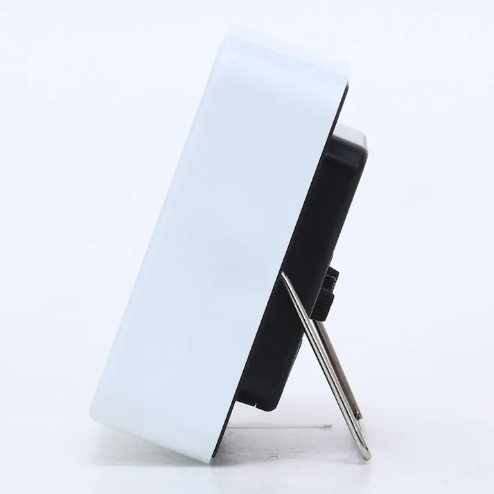 置時計 ウィル スクエア ホワイト