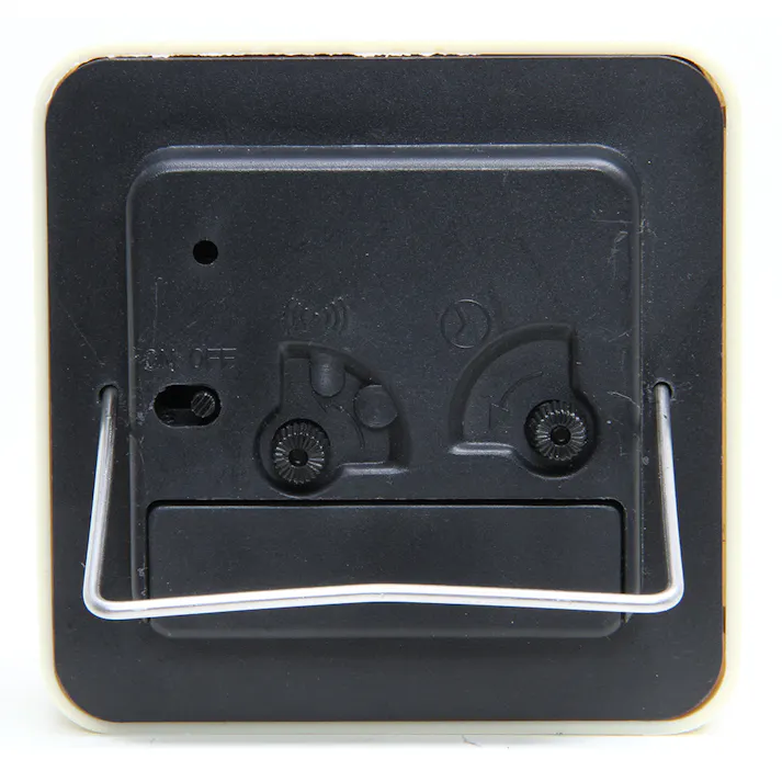 置時計 ウィル スクエア ホワイト