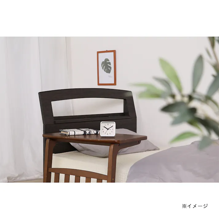 置時計 ウィル スクエア ホワイト