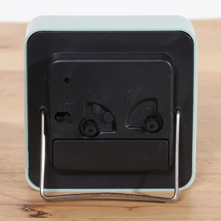 置時計 ウィル スクエア ブラック