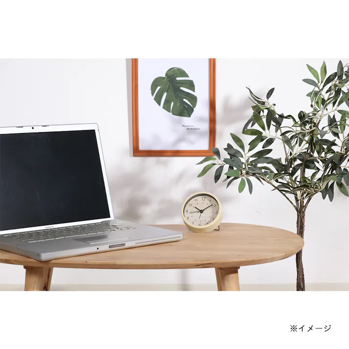 置時計 ゾーイ ラウンド ナチュラル