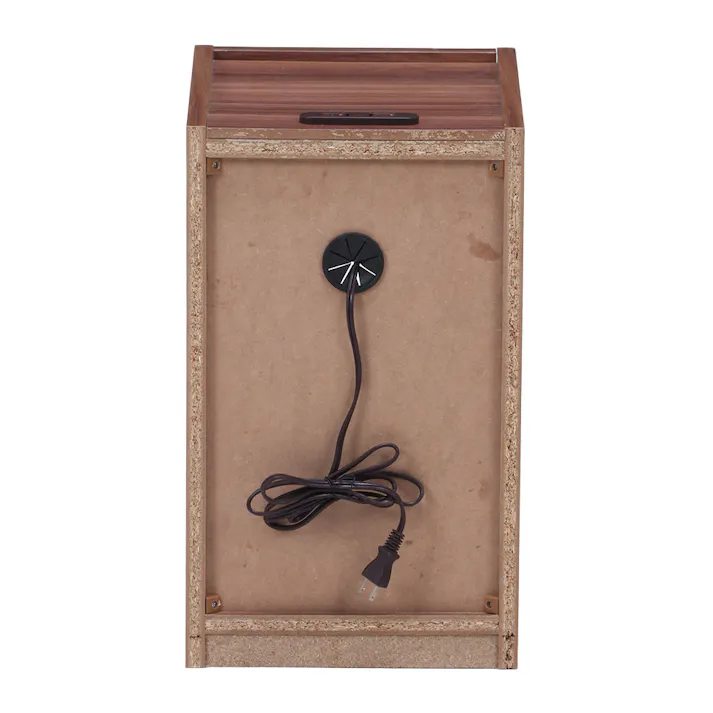 ベッドサイドテーブル BR(コンセント付き)【別送品】