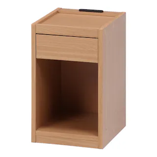 【通常WEB価格7980円】ベッドサイドテーブル NA(コンセント付き)【別送品】