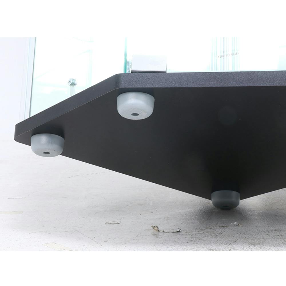 ガラスコレクションケース4段(スリム)ライト付【別送品