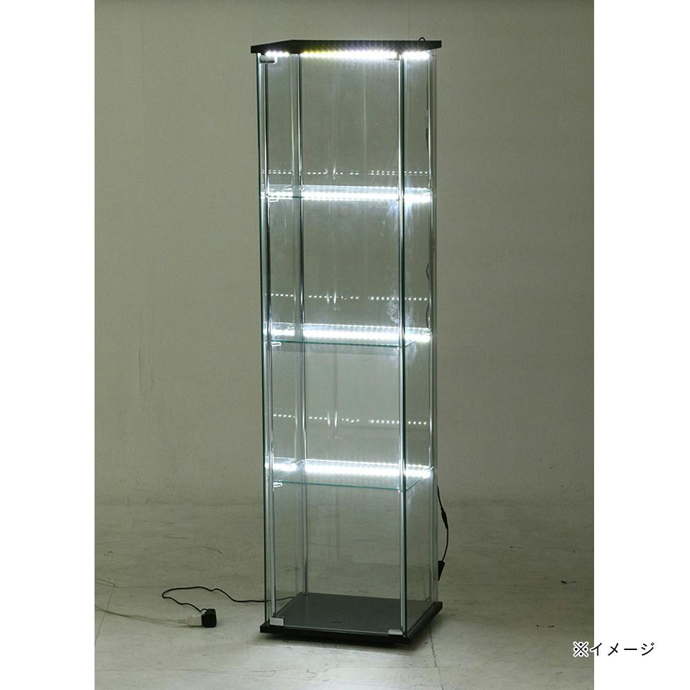 ガラスコレクションケース 4段 LED【別送品】 | リビング収納 