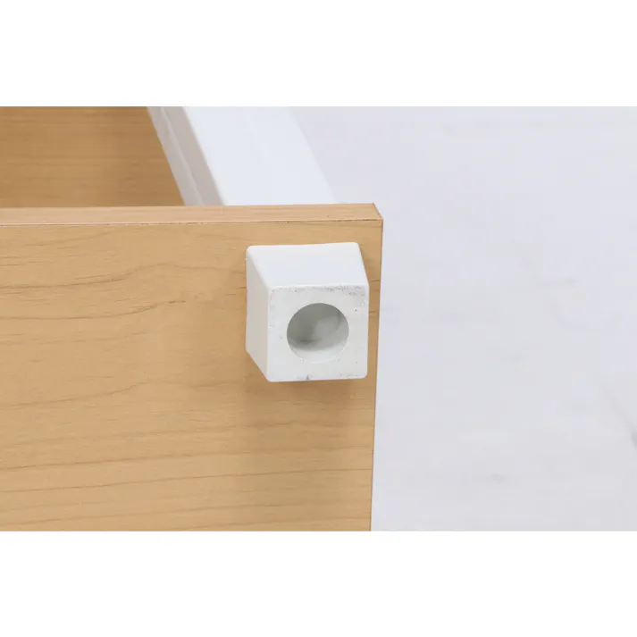 フィット 3段ラック ナチュラル×ホワイト