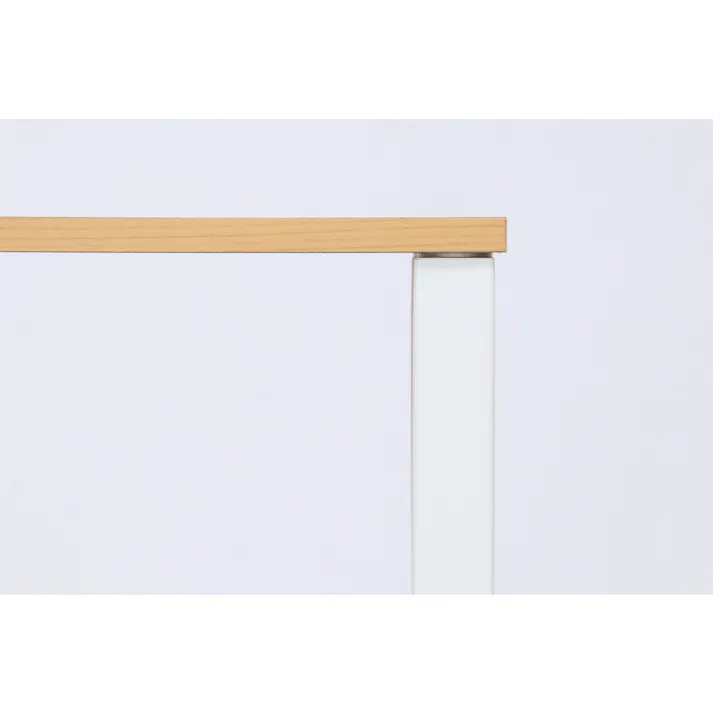 フィット 3段ラック ナチュラル×ホワイト