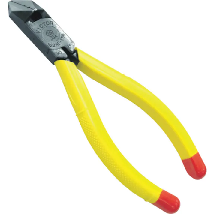 【CAINZ-DASH】フジ矢(ビクター) 斜ニッパ(成型カバ-付) 全長156mm 322AE-150【別送品】