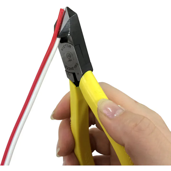 【CAINZ-DASH】フジ矢(ビクター) 斜ニッパ(成型カバ-付) 全長156mm 322AE-150【別送品】