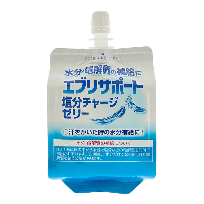 日本薬剤 エブリサポート塩分チャージゼリー 180g