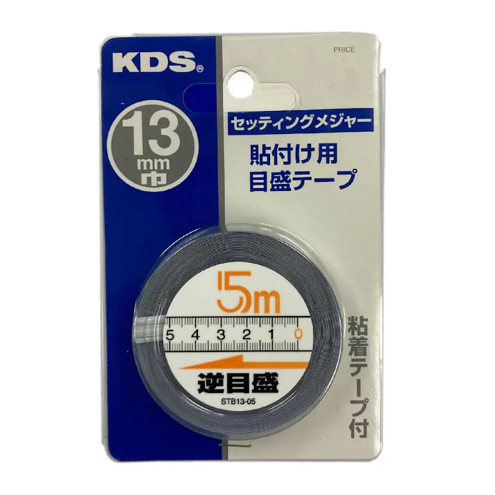 ムラテックKDS セッティングメジャー逆目盛5m STB13-05BP