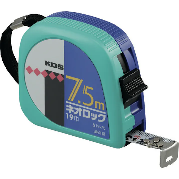 【CAINZ-DASH】ムラテックKDS コンベックス ネオロック19巾(角型) 7.5m KS19-75B【別送品】