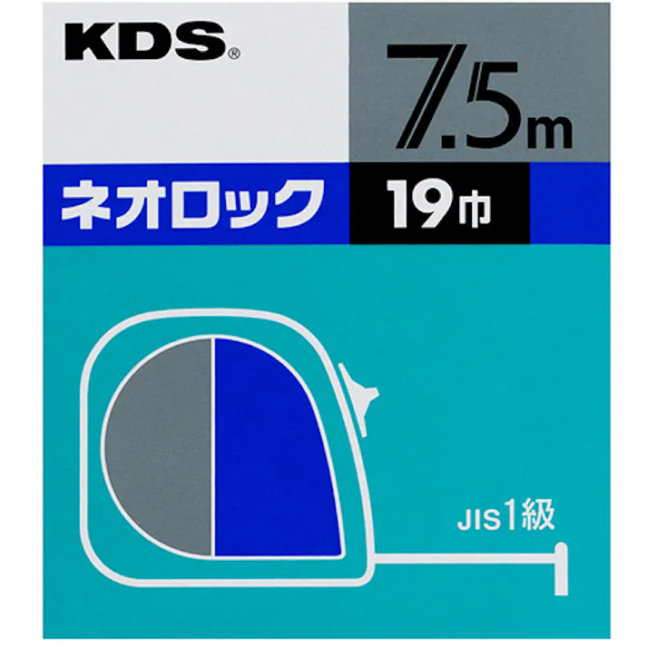 【CAINZ-DASH】ムラテックKDS コンベックス ネオロック19巾(角型) 7.5m KS19-75B【別送品】
