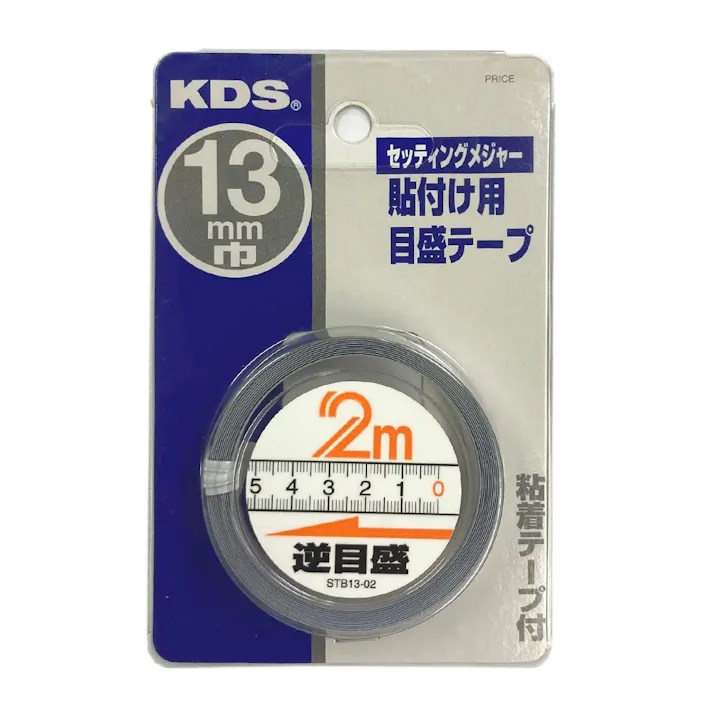 ムラテックKDS セッティングメジャー逆目盛2m STB13-02BP