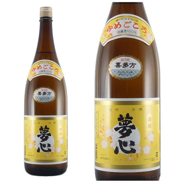(福島県)夢心 会津金印 1800ml【別送品】