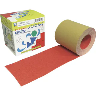 【CAINZ-DASH】日本レヂボン ノンスリップテープ 100×5m 赤 NSP1005R【別送品】