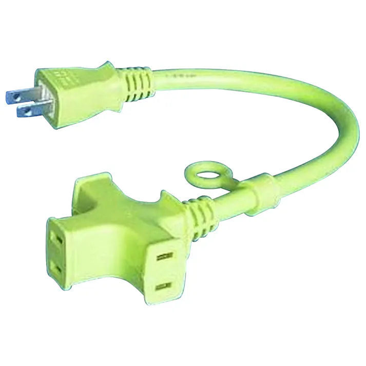 正和電工 トライアングルマルチタップ ショート 若草 VCTM-03