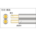 【CAINZ-DASH】正和電工 平行線　ＶＦＦビニールコード　１００ｍ　灰 FF-100BD【別送品】