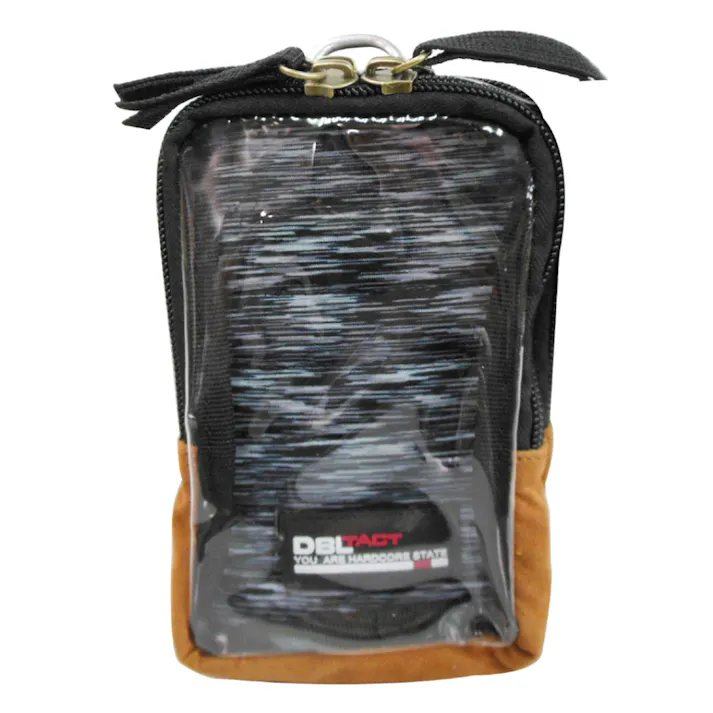 DBLTACT スパンデックスシリーズ マルチ収納ケース クリアウィンドウ ブラック DT-MSK05-KB 幅9.5cm 奥行3cm 高さ15.5cm