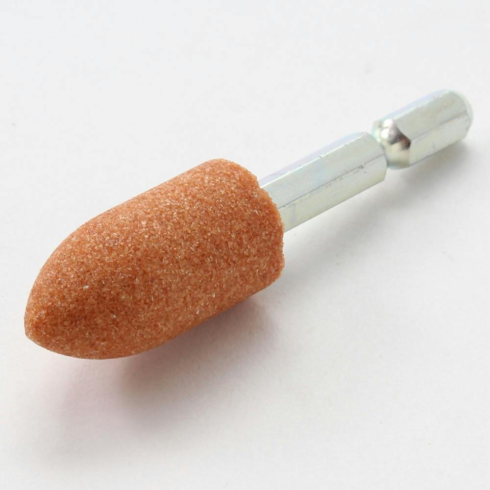 六角軸付砥石 WA6-44砲弾 16×32 ドリルアクセサリー 六角軸付砥石 WA6-44砲弾 16×32 ドリルアクセサリー