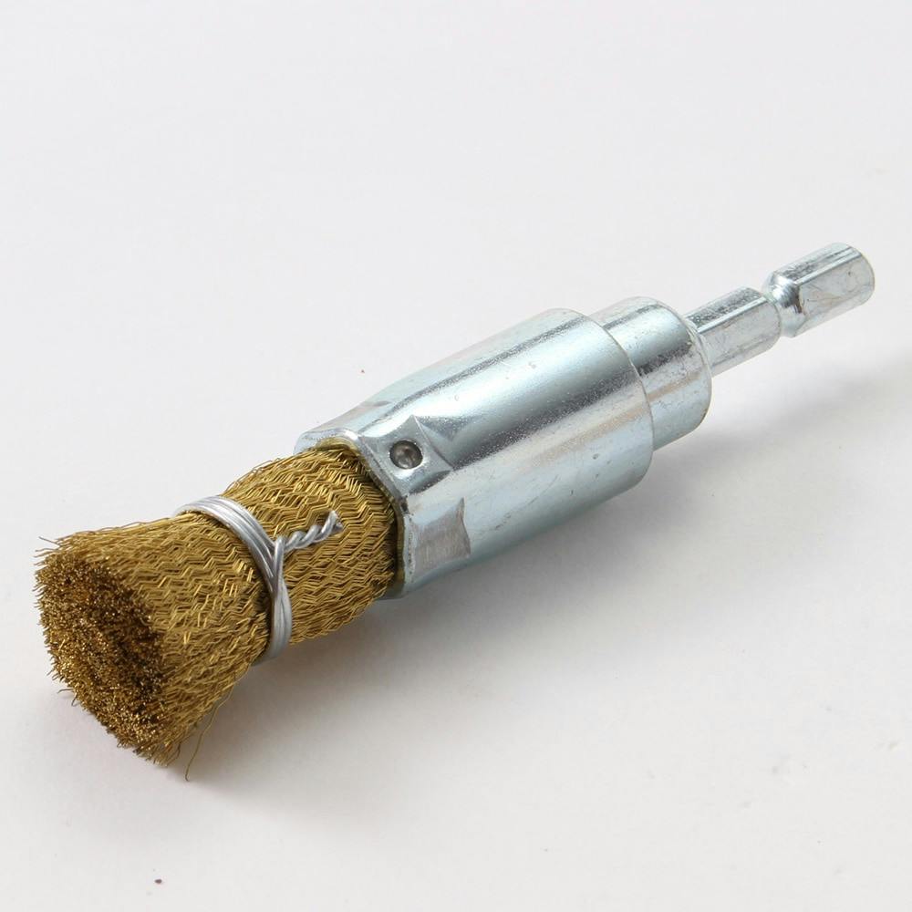 H&H 六角軸真鍮筒型ブラシ BEB-20 ドリルアクセサリー H&H 六角軸真鍮筒型ブラシ BEB-20 ドリルアクセサリー