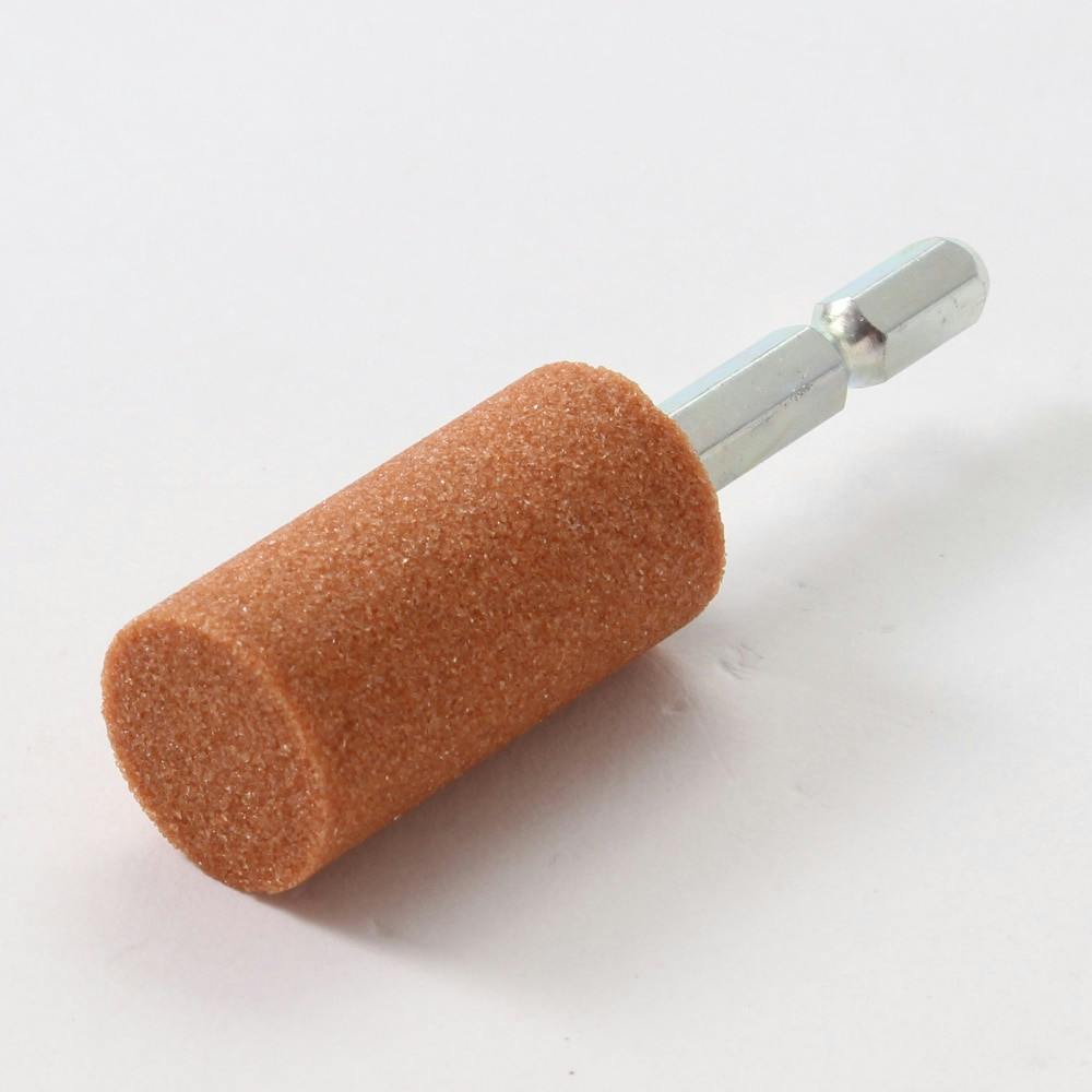 六角軸付砥石 WA6-21円筒 19×38 ドリルアクセサリー 六角軸付砥石 WA6-21円筒 19×38 ドリルアクセサリー