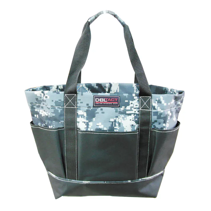DBLTACT ワークトートバッグ デジタル迷彩 DT-WB-DC 幅31cm 奥行19cm 高さ35cm