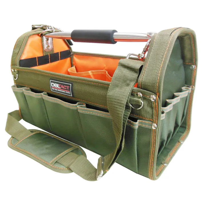 DBLTACT オープンキャリーバッグ カーキ DT-SRB-420 幅42cm 奥行20.5cm 高さ25cm