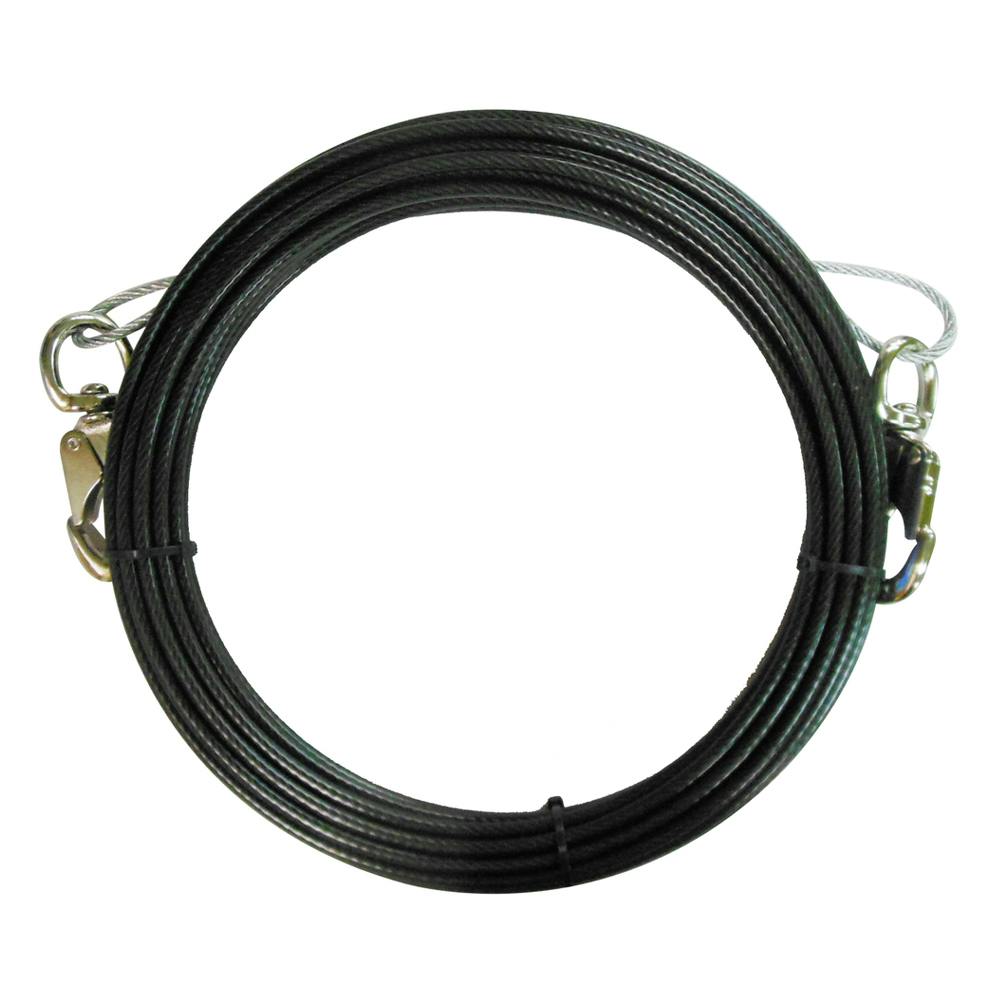 trad PVC被覆メッキ付ワイヤーロープ 両端スナップ加工 THW-3210S 3.2×5 10m ワイヤー trad PVC被覆メッキ付ワイヤーロープ 両端スナップ加工 THW-3210S 3.2×5 10m ワイヤー