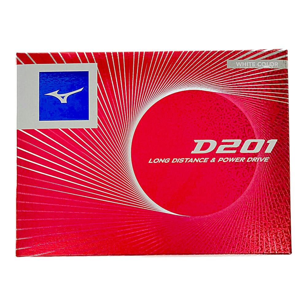 ミズノ ゴルフボール D201 ホワイト 5NJBD22710 12球入 | スポーツ