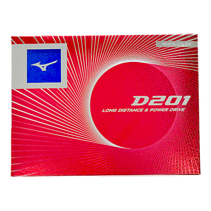 ミズノ ゴルフボール D201 ホワイト 5NJBD22710 12球入