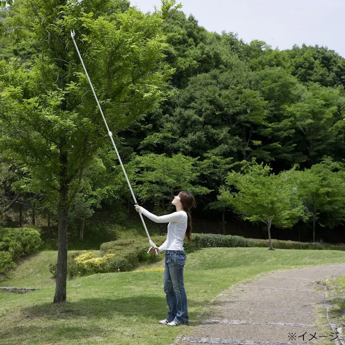 高枝切鋏 2段3.0m アンビル鋸刃付