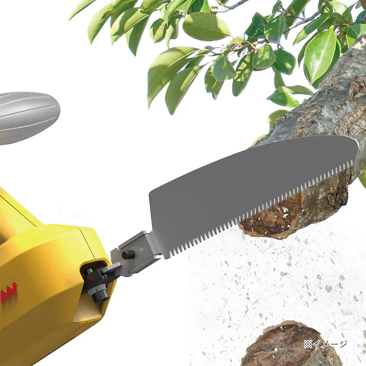 ムサシ 充電式除草バイブレーター 鋸付 WE-750-7