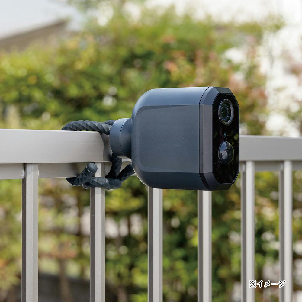 ⭐️週末特価⭐️【新品】DOKODEMO CAMERA C-RC7200 ムサシ 充電式どこでもセンサーWi-Fiカメラ C-RC7200 ( 1台