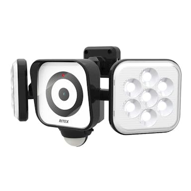 LEDセンサーライト 防犯カメラ 8W×2灯式