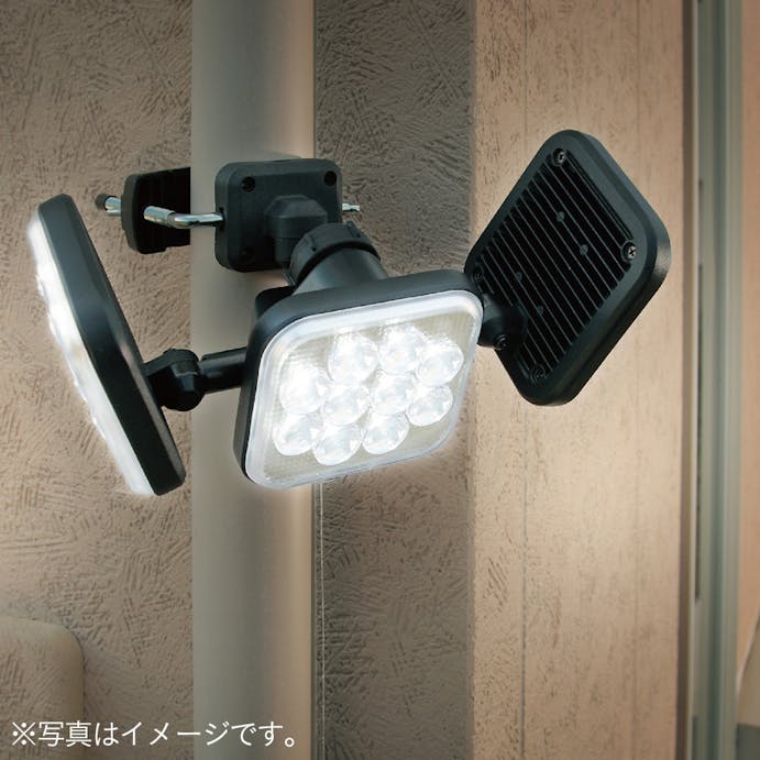 RITEX フリーアーム式LEDセンサーライト12W×3灯 LED-AC3036