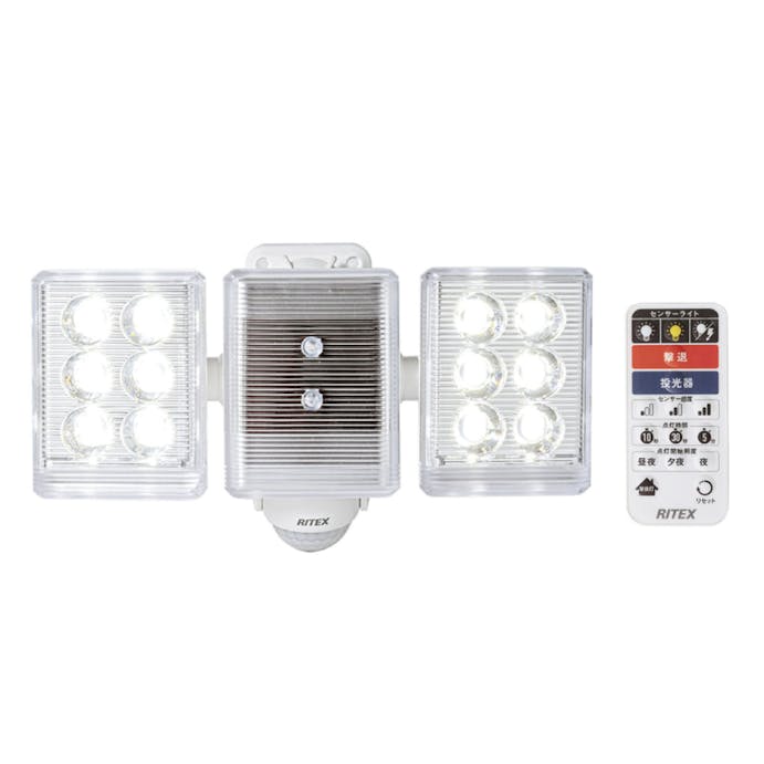 RITEX LEDセンサーライト 9W×2灯 LED-AC2018